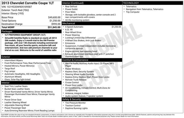 Used 2013 Chevrolet Corvette Coupe image 39