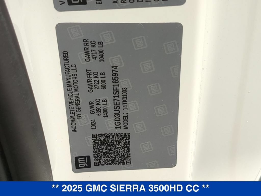 New 2025 GMC Sierra 3500 Pro w/ Convenience Package AWD/4WD image 29