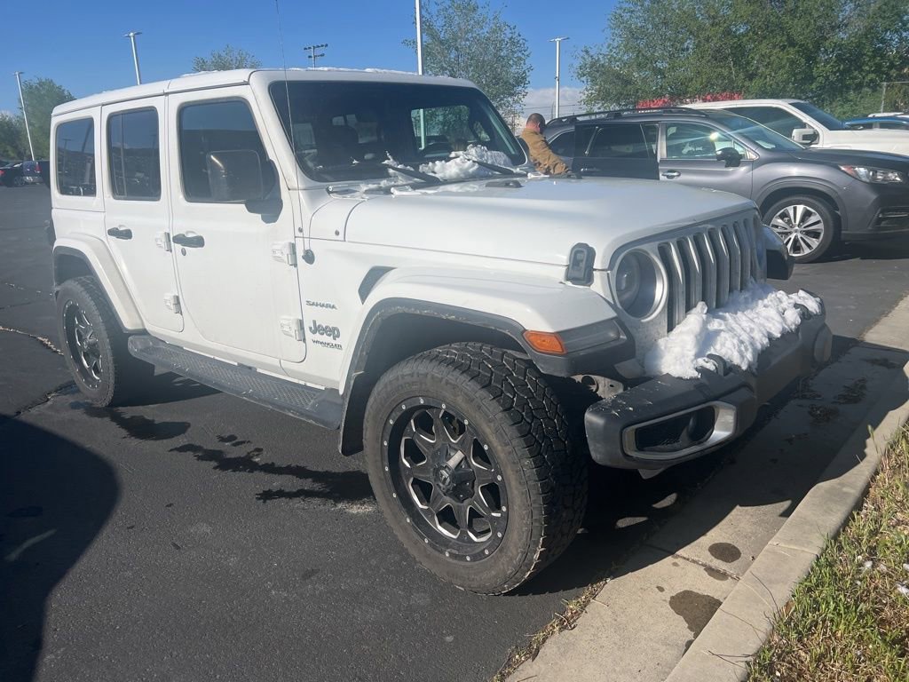 Used 2018 Jeep Wrangler Unlimited Sahara w/ Uconnect 4C Nav & Sound Group image 1