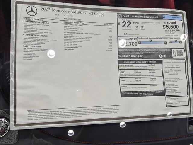 New 2027 Mercedes-Benz AMG GT 43 image 16