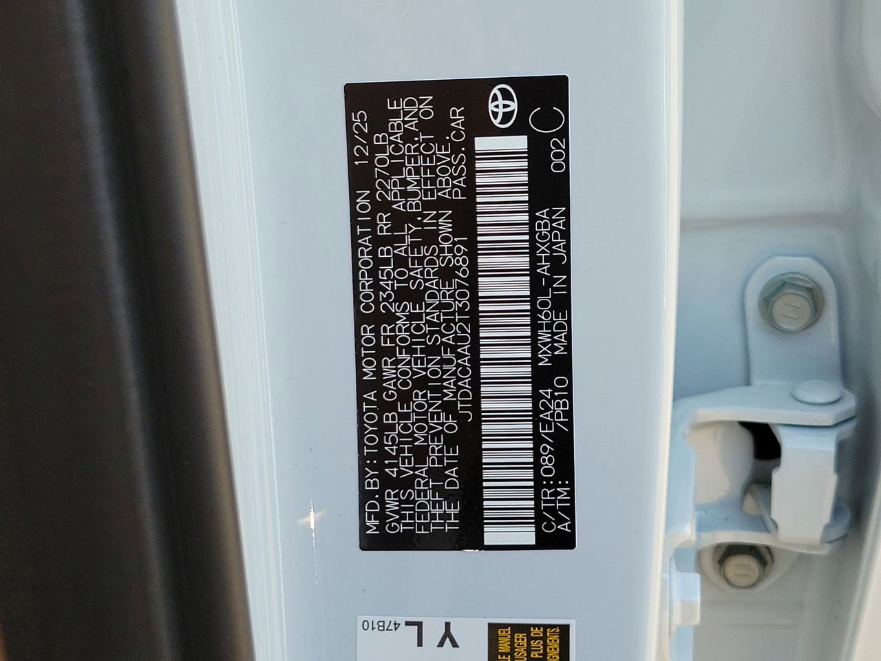 New 2026 Toyota Prius Nightshade image 30