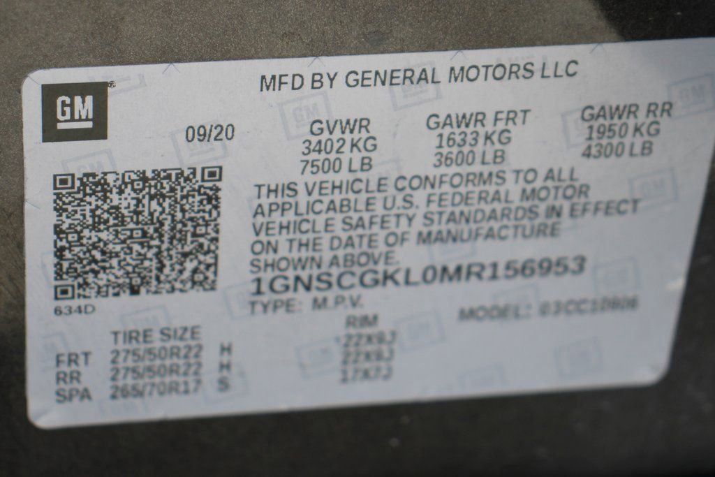 Used 2021 Chevrolet Suburban High Country w/ Premium Package image 58