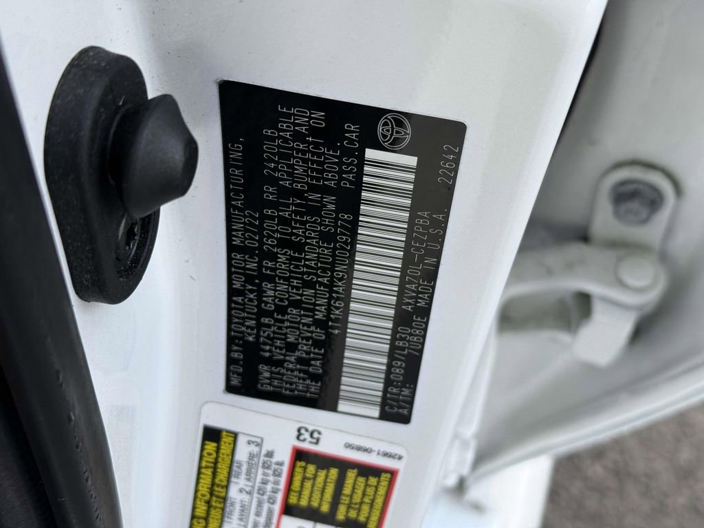 Used 2022 Toyota Camry XSE image 30