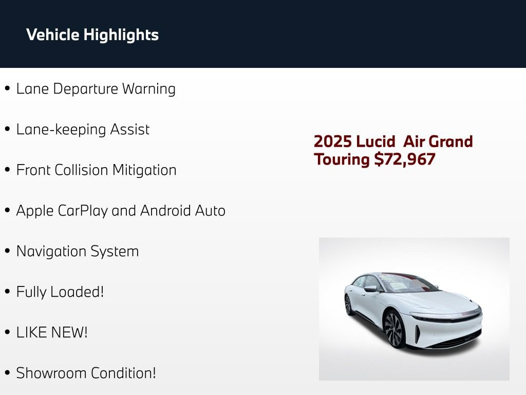 Used 2025 Lucid Air Grand Touring AWD/4WD image 4