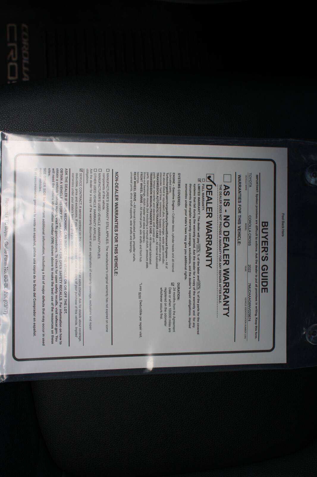 Used 2022 Toyota Corolla Cross XLE w/ Convenience Package FWD image 50