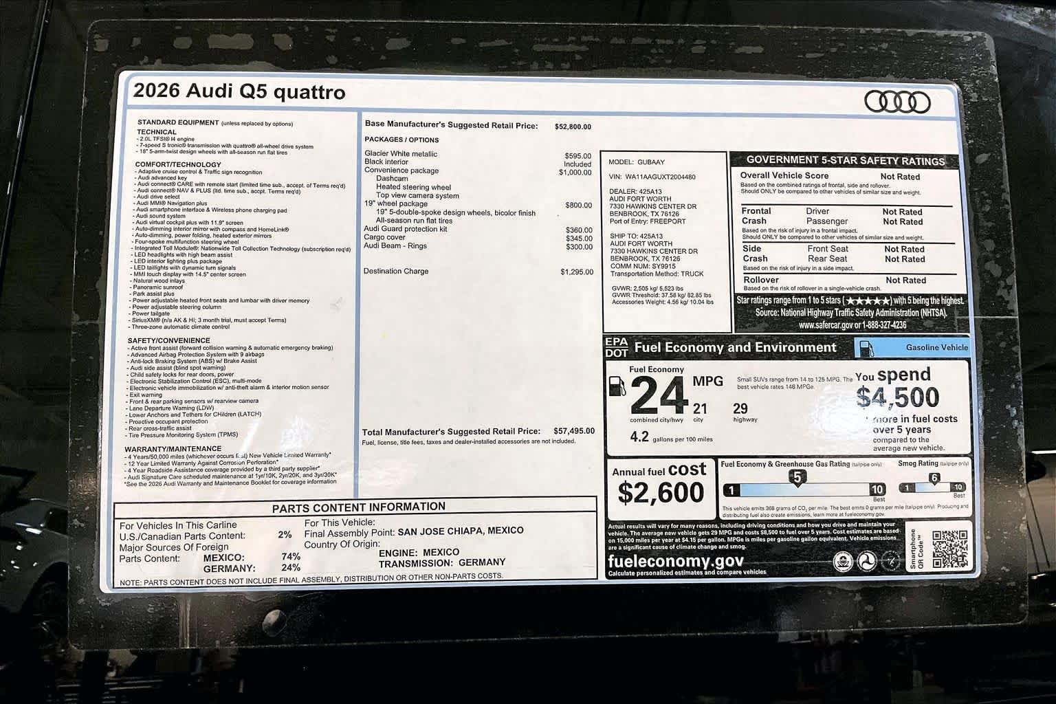 Certified 2026 Audi Q5 Premium AWD/4WD image 16