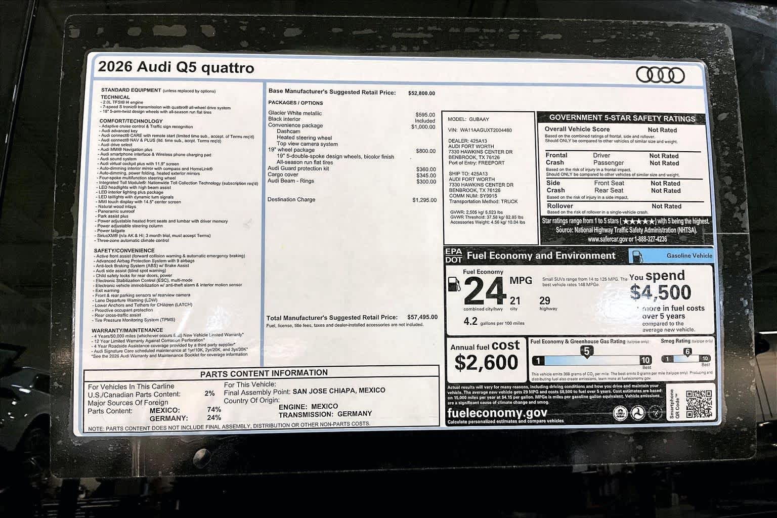 New 2026 Audi Q5 Premium AWD/4WD image 16