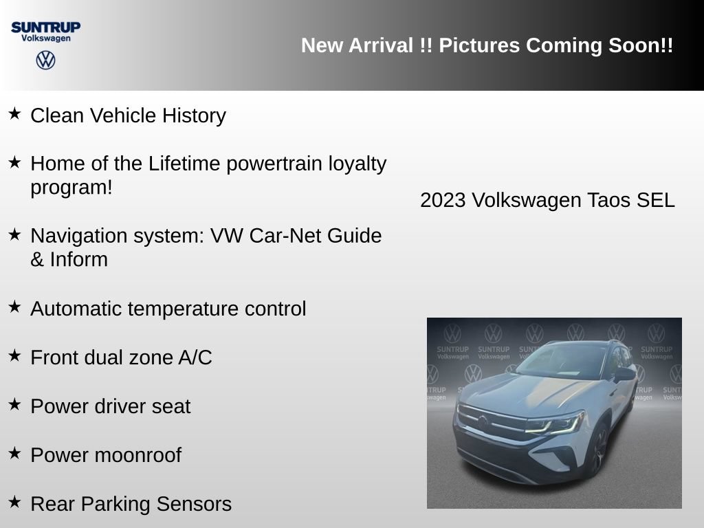 Used 2023 Volkswagen Taos SEL AWD/4WD image 6