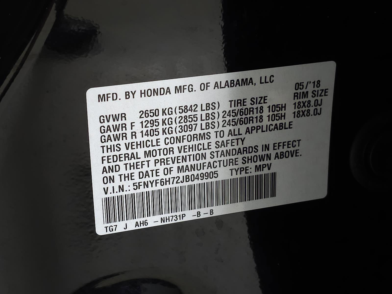 Used 2018 Honda Pilot EX-L image 31