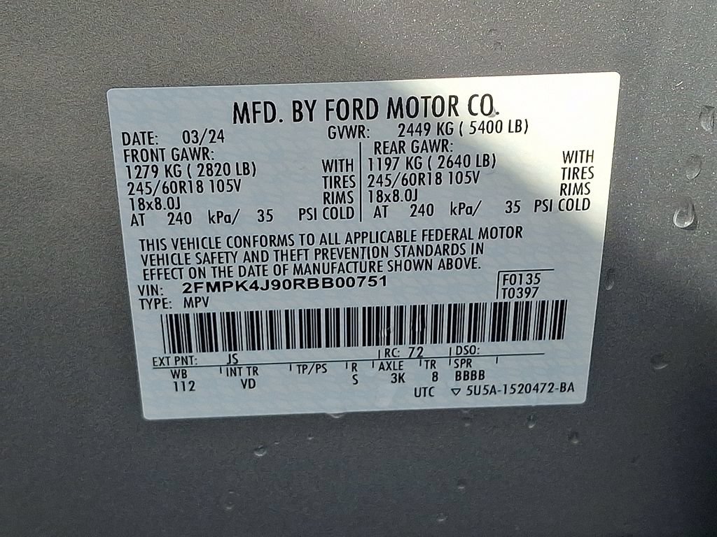 Used 2024 Ford Edge SEL AWD/4WD image 27