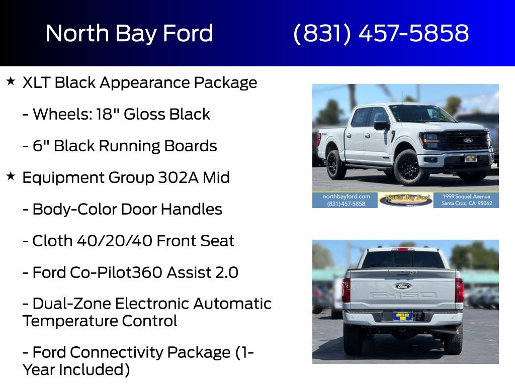 New 2026 Ford F150 XLT w/ Equipment Group 302A MID AWD/4WD image 8