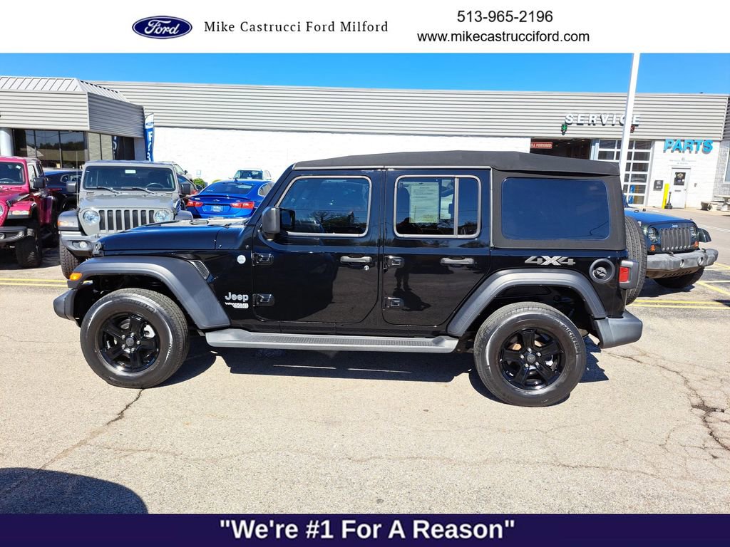 Used 2021 Jeep Wrangler Unlimited Sport image 2