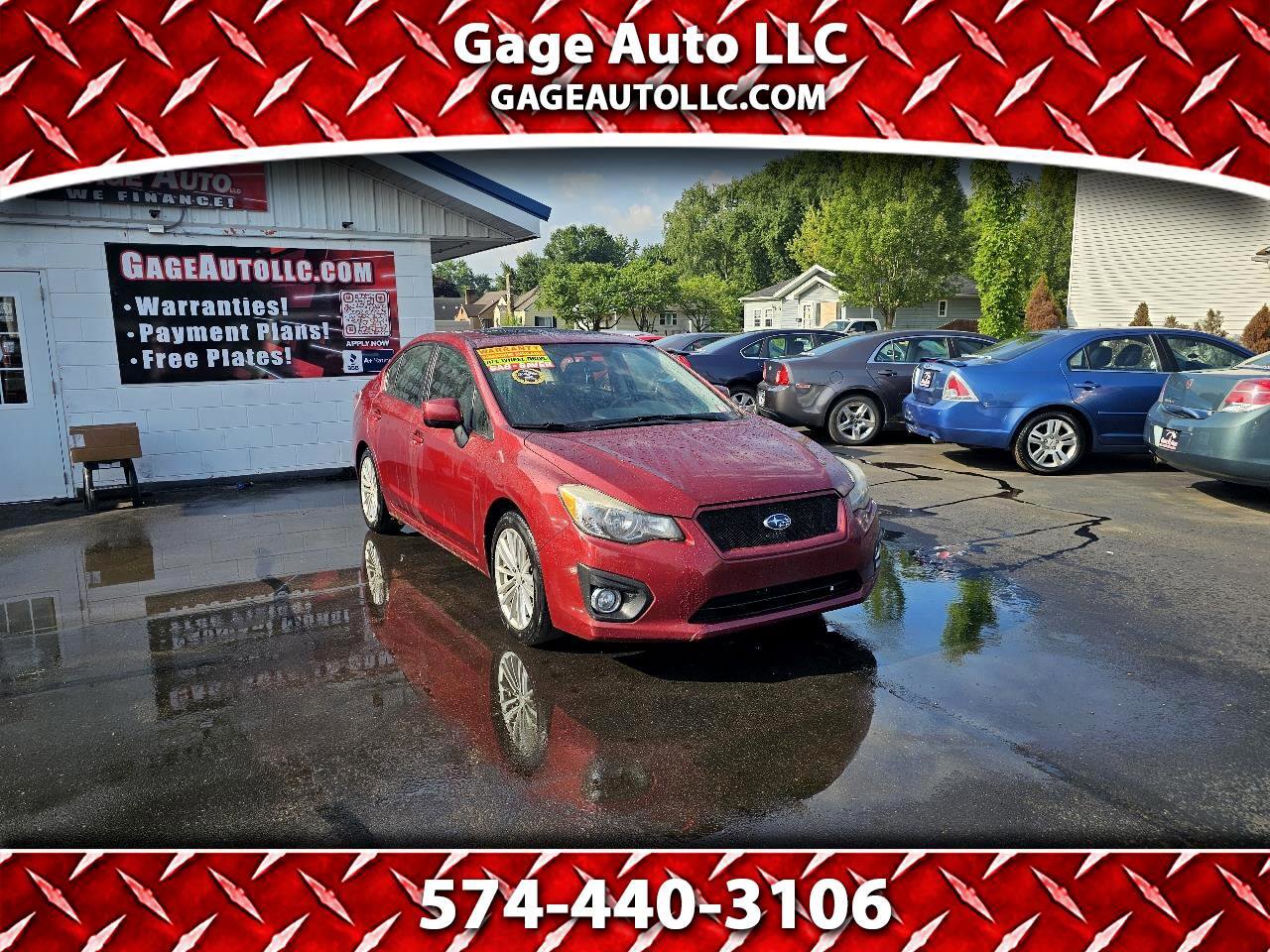 Used 2013 Subaru Impreza 2.0i Premium w/ Alloy Wheel Pkg + Moonroof