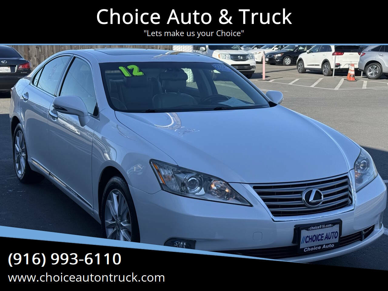 Used 2012 Lexus ES 350 FWD image 1