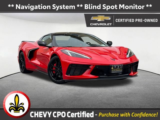 Certified 2023 Chevrolet Corvette Stingray Premium Conv w/ Z51 Performance Package RWD image 1