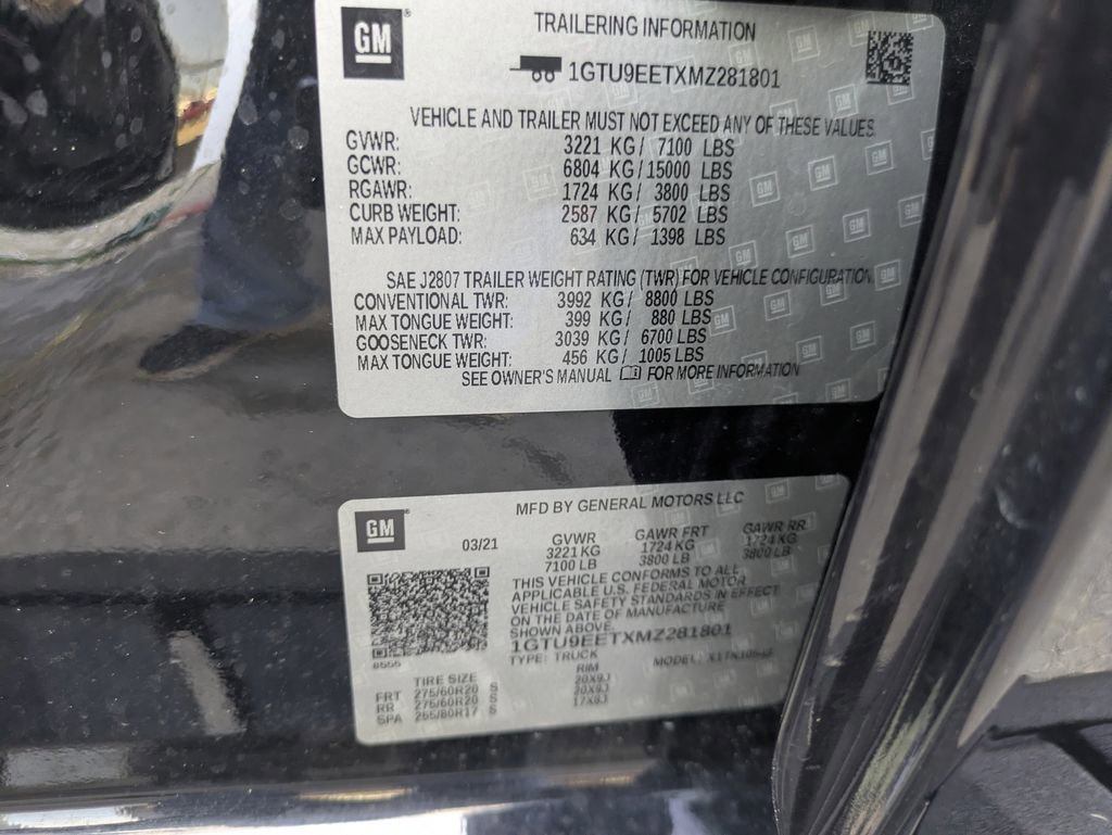 Used 2021 GMC Sierra 1500 AT4 w/ AT4 Value Package image 39