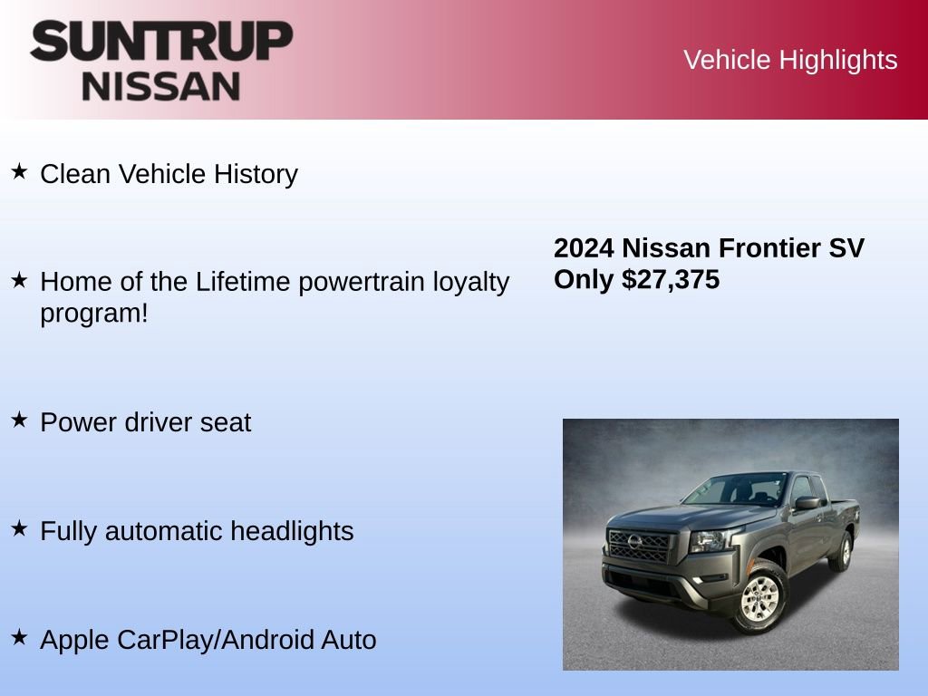 Used 2024 Nissan Frontier SV image 8