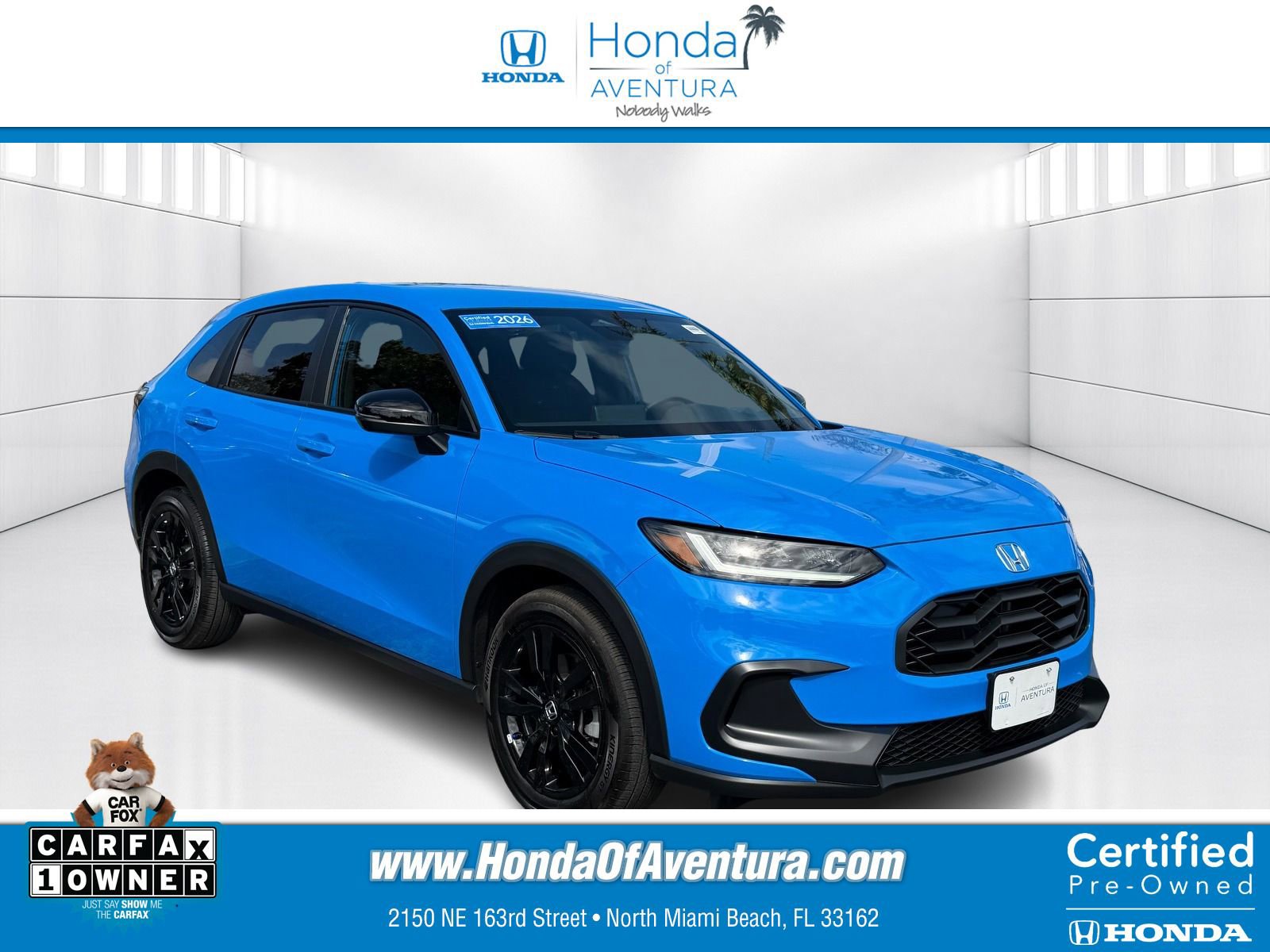 Certified 2026 Honda HR-V Sport image 1