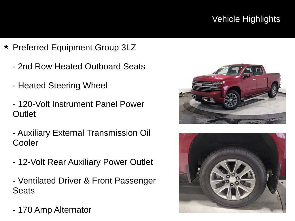 Used 2019 Chevrolet Silverado 1500 High Country w/ Technology Package image 32