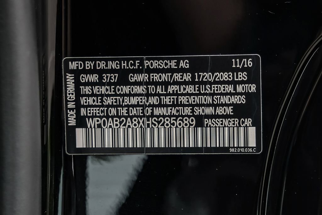 Used 2017 Porsche 718 Cayman S RWD image 52