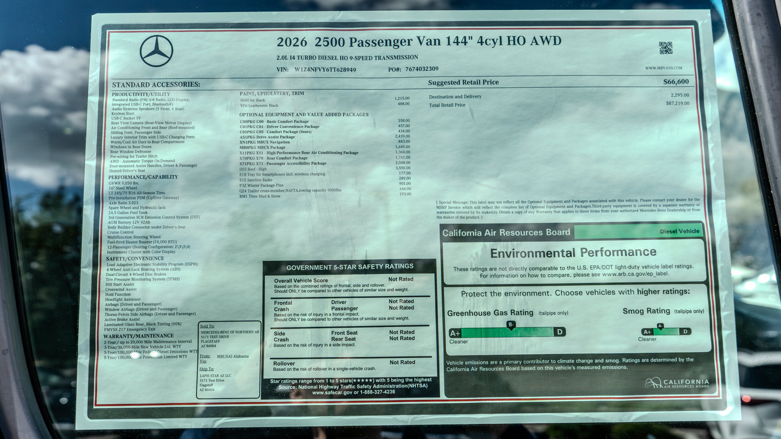 New 2026 Mercedes-Benz Sprinter 2500 image 37