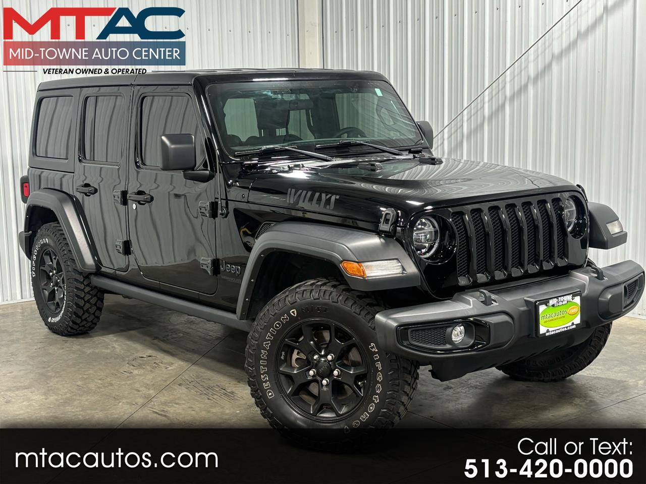 Used 2021 Jeep Wrangler Unlimited Willys