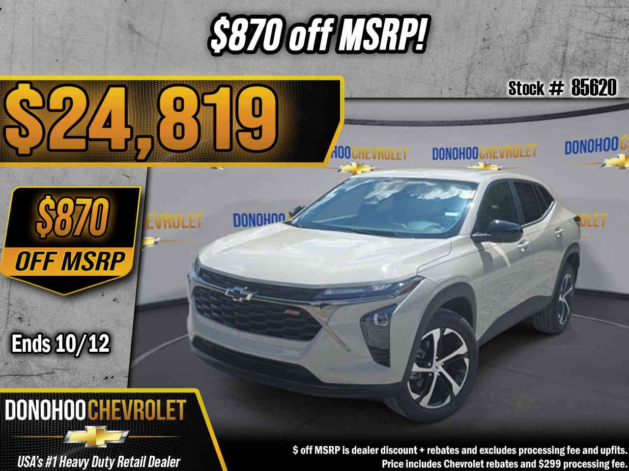 New 2026 Chevrolet Trax RS w/ Driver Confidence Package FWD image 1