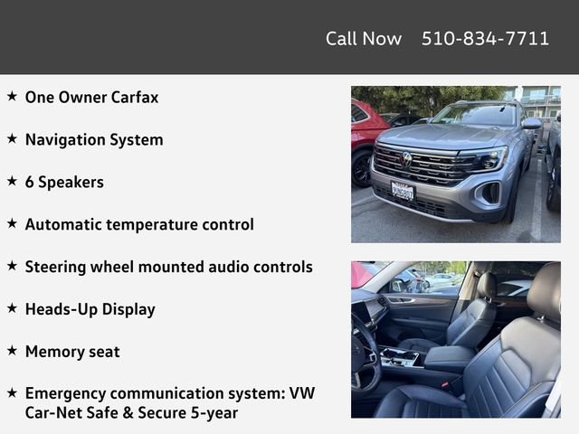 Certified 2025 Volkswagen Atlas SEL AWD/4WD image 4