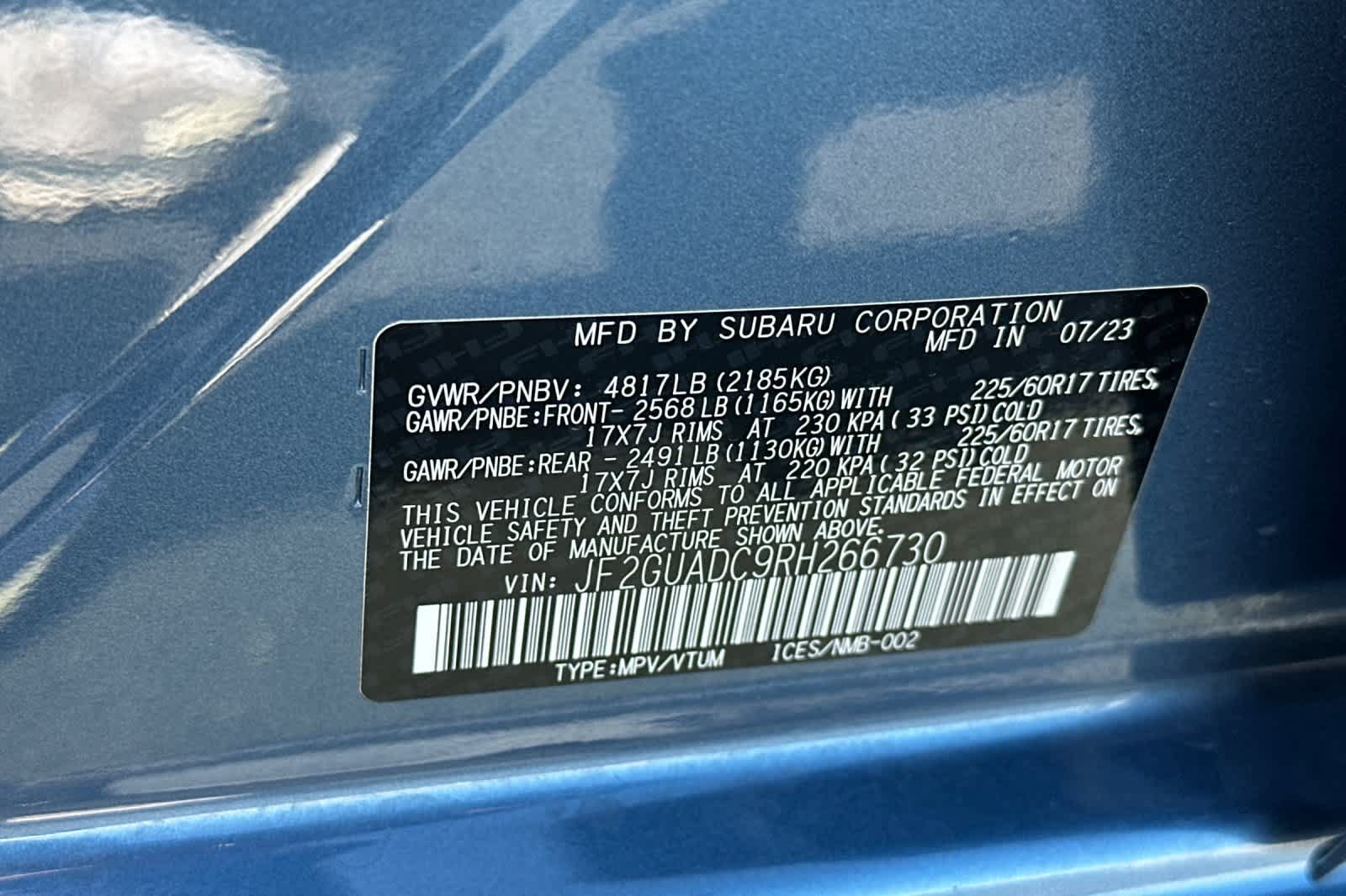 Used 2024 Subaru Crosstrek 2.0i Premium AWD/4WD image 34