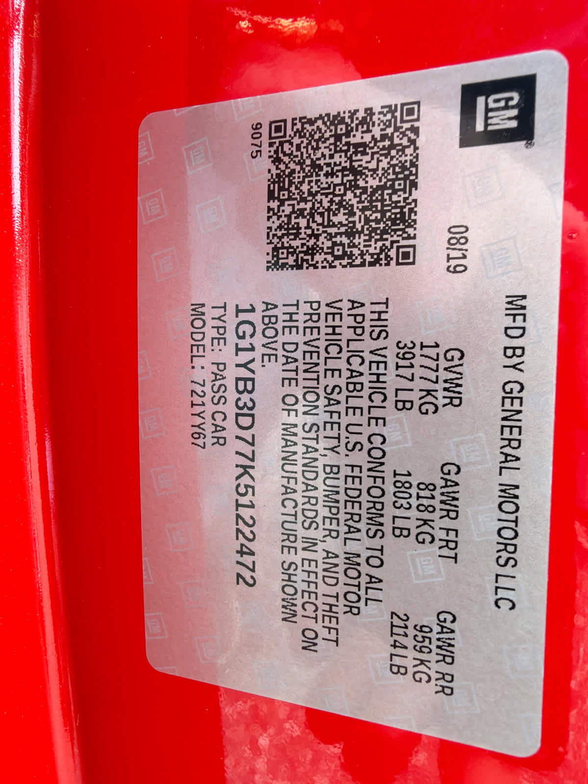 Used 2019 Chevrolet Corvette Stingray Convertible w/ 1LT RWD image 14