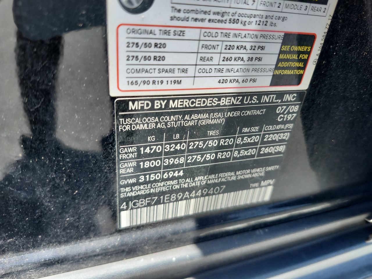 Used 2009 Mercedes-Benz GL 450 4MATIC image 19