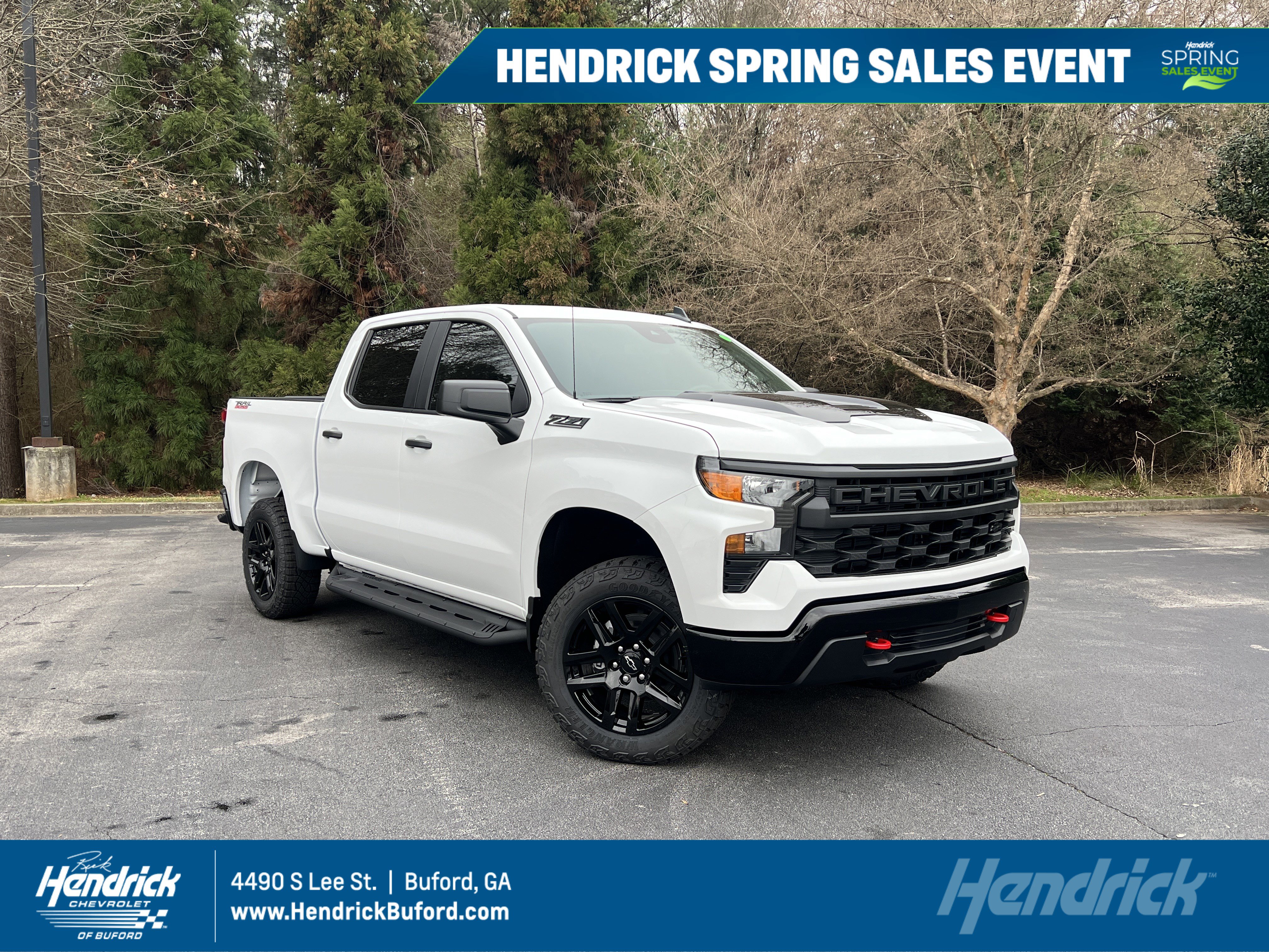 New 2026 Chevrolet Silverado 1500 Custom Trail Boss w/ LPO, Dark Essentials Package image 1