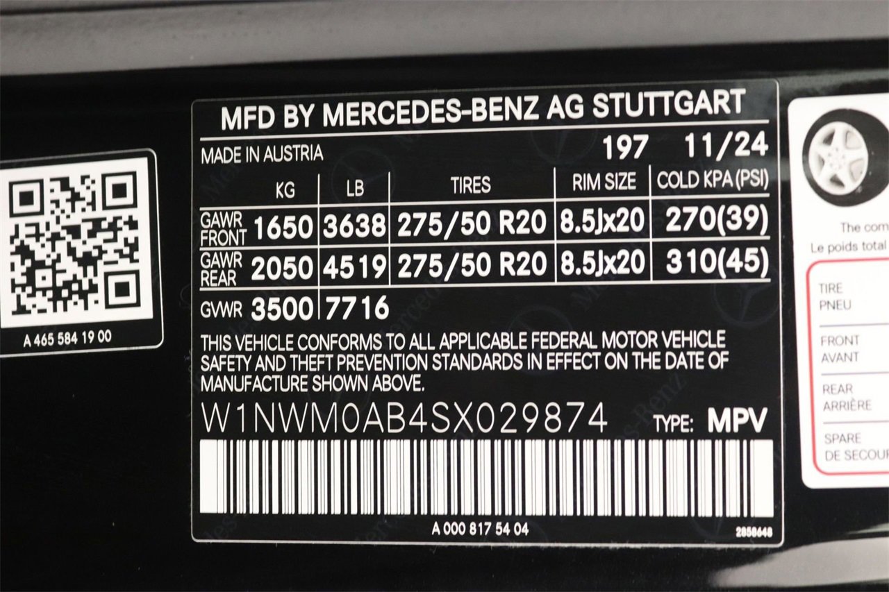 New 2025 Mercedes-Benz G 580 w/ EQ Technology image 15