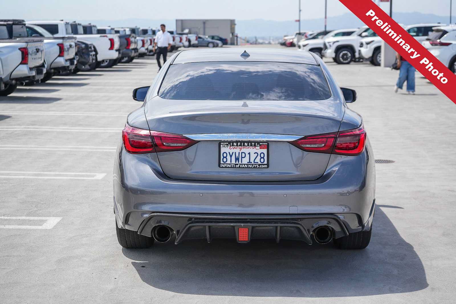 Used 2022 INFINITI Q50 Luxe w/ Cargo Package RWD image 7