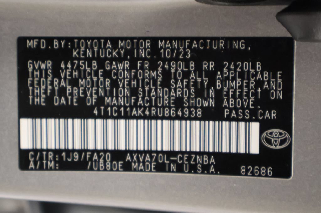 Used 2024 Toyota Camry LE FWD image 17