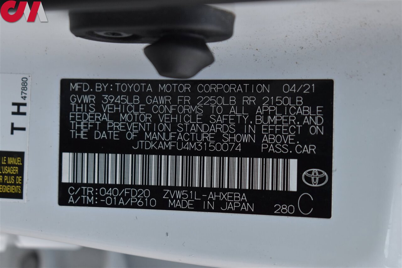 Used 2021 Toyota Prius LE FWD image 34