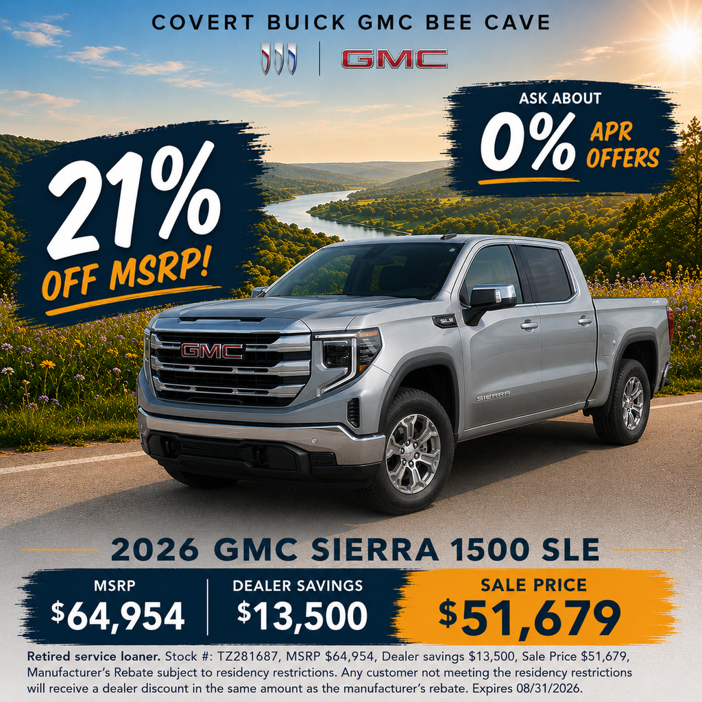 New 2026 GMC Sierra 1500 SLE w/ Preferred Package