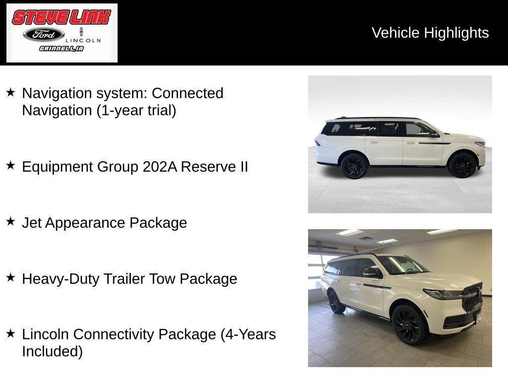 New 2026 Lincoln Navigator L Reserve w/ Jet Appearance Package AWD/4WD image 7