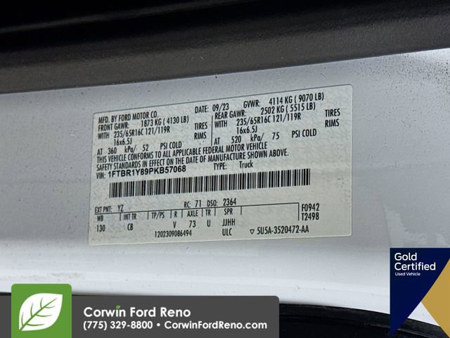 Certified 2023 Ford Transit 250 Low Roof w/ Exterior Upgrade Package image 30