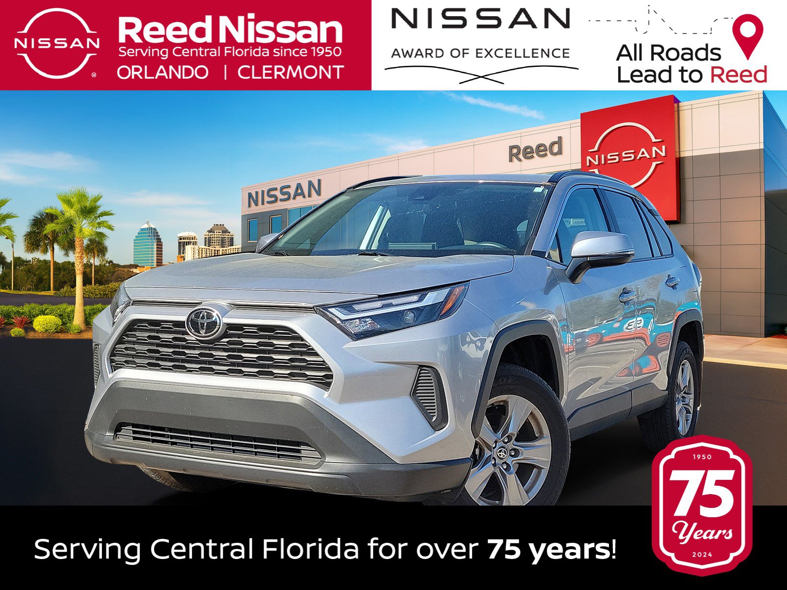 Used 2025 Toyota RAV4 XLE FWD image 1