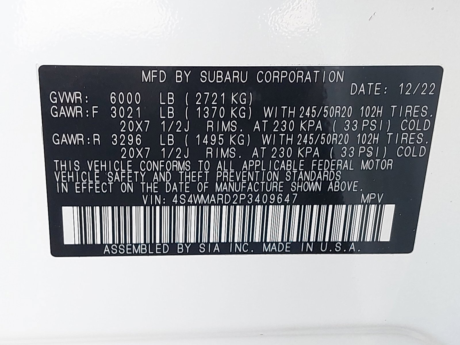 Used 2023 Subaru Ascent Limited w/ Technology Package image 14