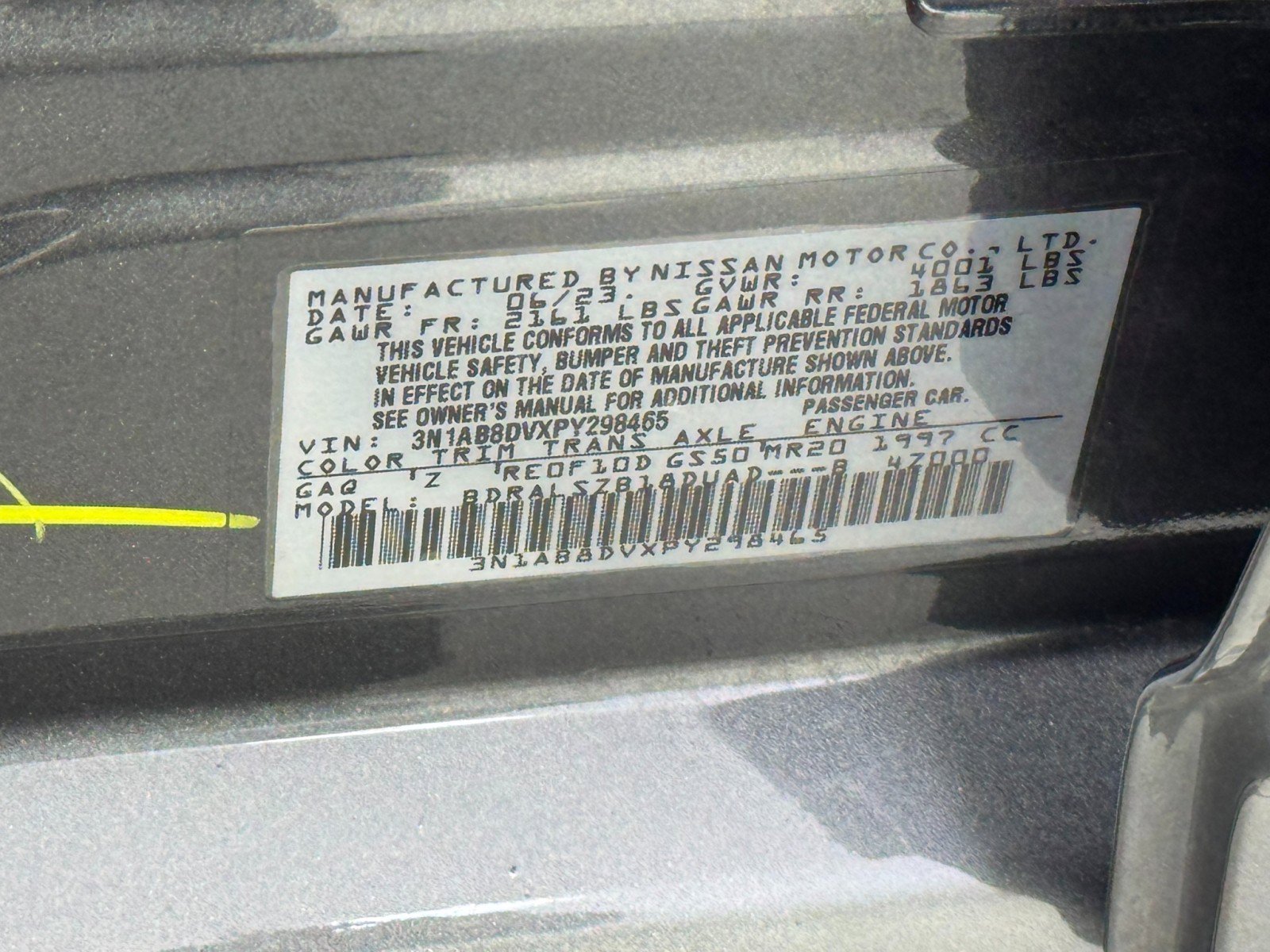 Used 2023 Nissan Sentra SR w/ SR Premium Package image 41