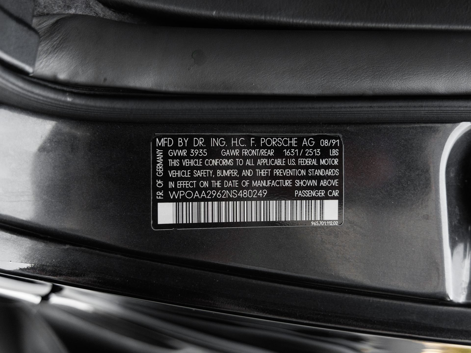 Used 1992 Porsche 911 Turbo RWD image 52