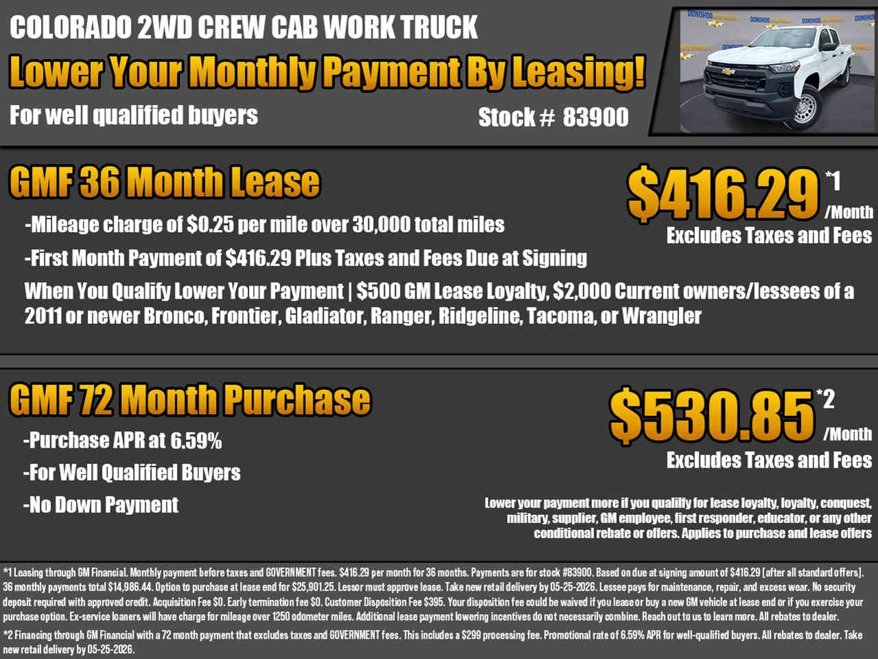 New 2026 Chevrolet Colorado W/T RWD image 2