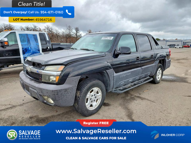 Used 2003 Chevrolet Avalanche 4x4 w/ Suspension Package, Off-Road