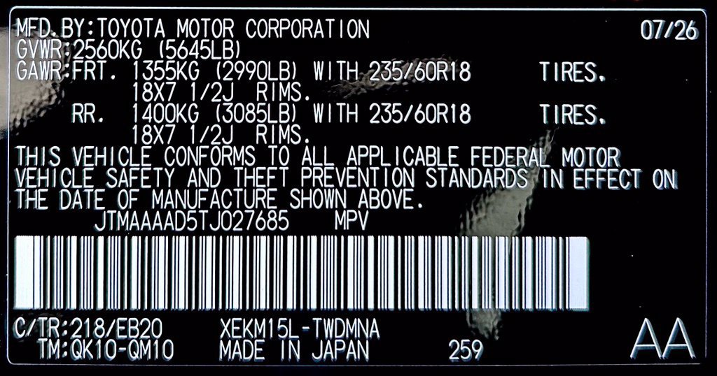 New 2026 Toyota C-HR AWD/4WD image 24
