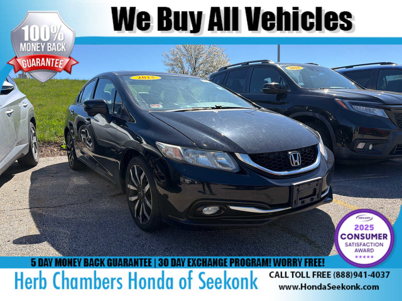 Used 2015 Honda Civic EX-L image 1