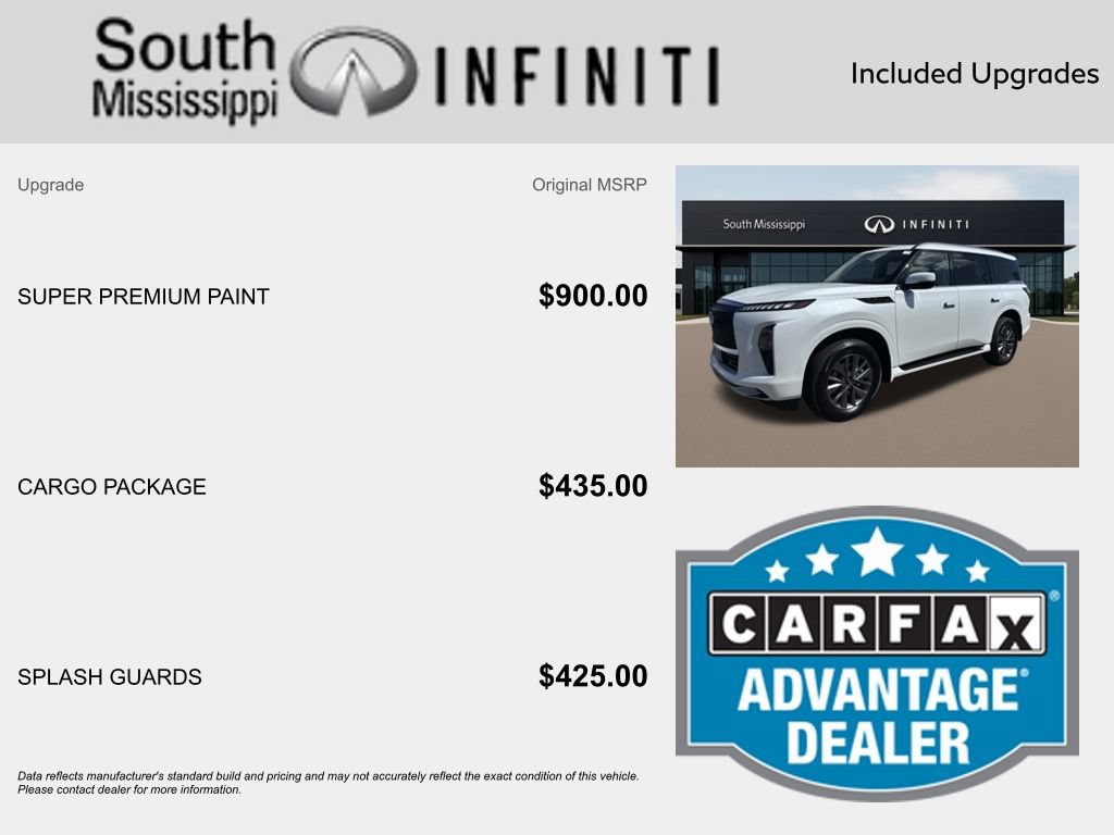 New 2026 INFINITI QX80 Pure w/ Cargo Package RWD image 5