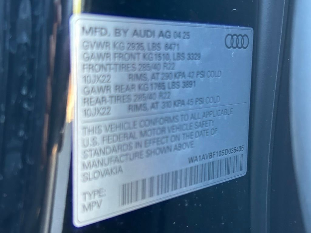 New 2025 Audi Q8 Premium image 83