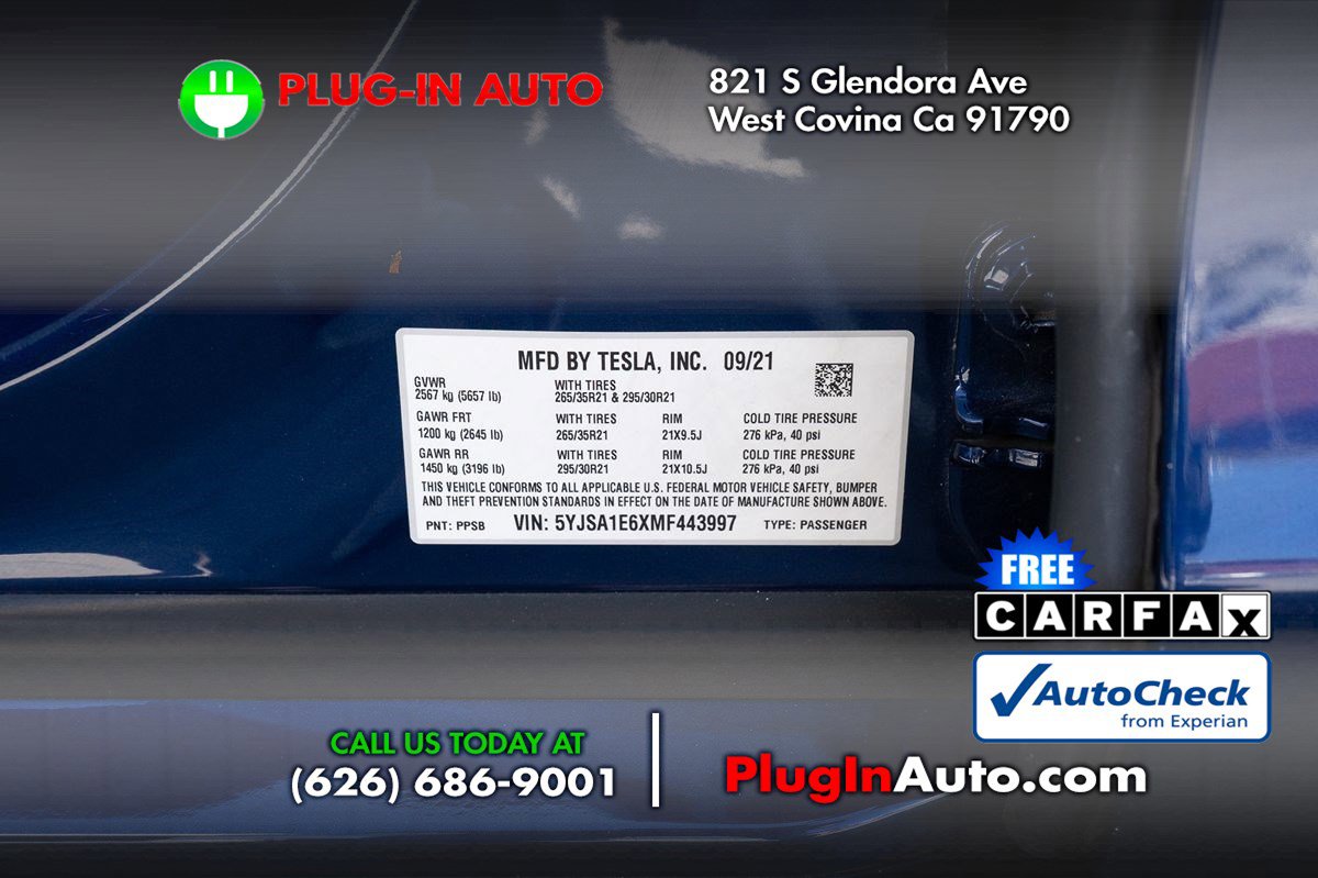 Used 2021 Tesla Model S Plaid AWD/4WD image 9